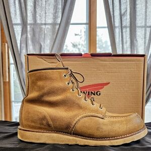 Red Wing Men's Classic 6 Inch Moc 8833 in Hawthorne Abilene Leather Size 12 US